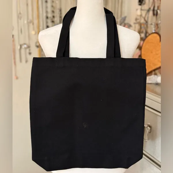 Handmade‎ Black king tote bag - Image 3