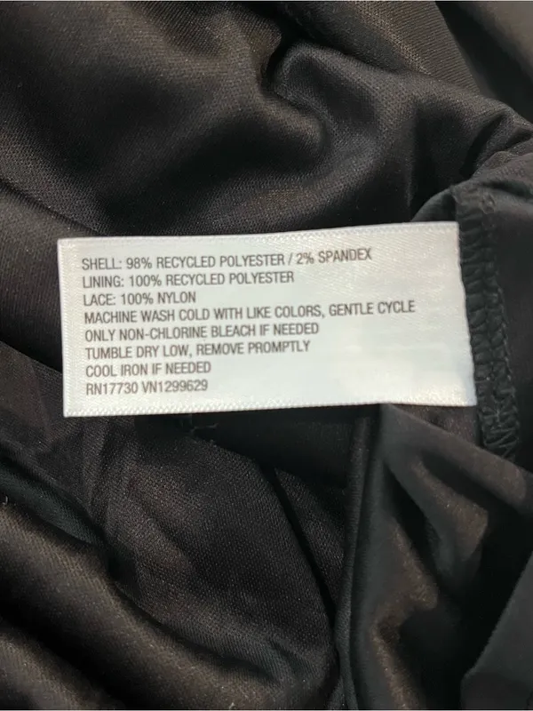 🌺Nwt Wild Fable Black Satin And Lace Maxi Slip Dress Size Medium🌺 - Image 7