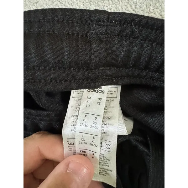 Adidas Tiro‎ 19 Soccer Training Track Pants 3 Stripes Women's Black XS EUC - Image 4