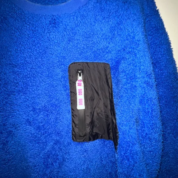 UGG‎ Royal Blue teddy bear with Black Accents medium - Image 2