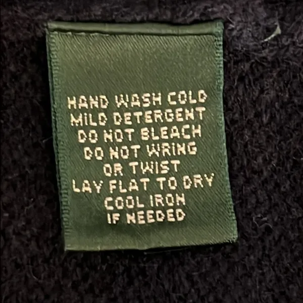 Lauren by Ralph Lauren Coatigan vintage Military coat sweater, LambsWool blend S - Image 12