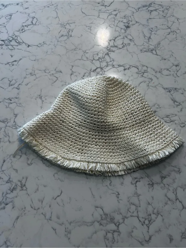 Kendra Scott Gia Straw Bucket Hat - Image 2