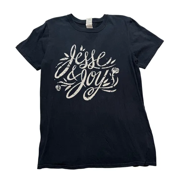 Jesse & Joy Un Besito Más 2017 US Tour Black Tee Small - Image 2