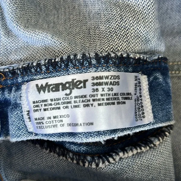Wrangler Slim Fit Cutoff Denim Shorts - Image 6