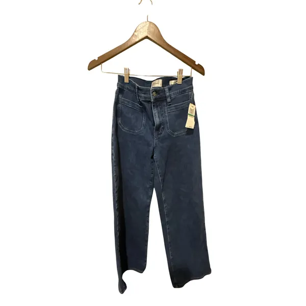 FRAME Le Slim‎ Palazzo Modernist Pocket Jeans in Loner Size 24 - Image 6