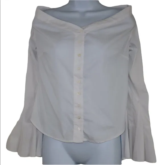 NWT Free People March To The Beat Off‎ the shoulder Top S - Image 2