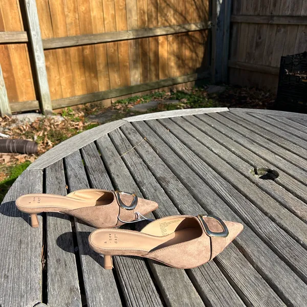 Women’s Larissa‎ Pointed Toe Mule Heels – A New Day size 6 classy casual - Image 3