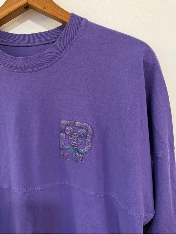 Disney Parks Long Sleeve Spirit Jersey Purple Potion Size Small Rare Cotton - Image 2