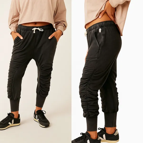 FP Movement‎ Rematch Tapered Leg Drawstring Pants Relaxed Fit Stretch Size XS - Image 2