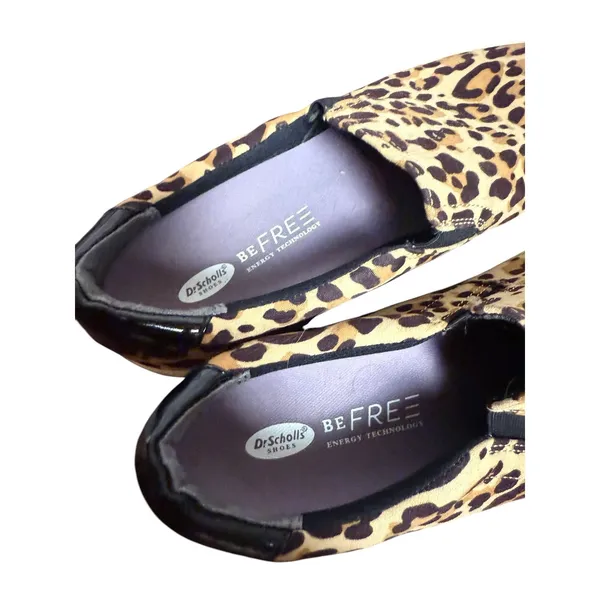 Dr. Scholl’s Madison Tan Black Leopard Animal Print Slip On Sneakers 9.5W - Image 4