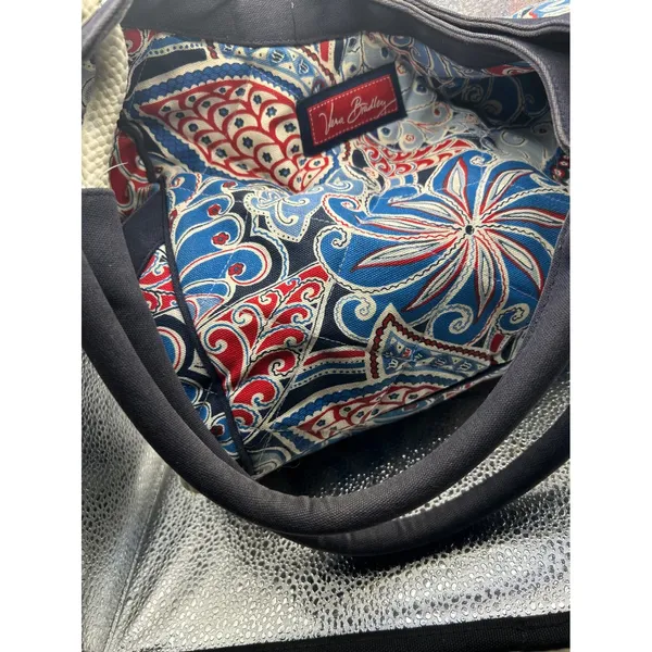 Vera‎ Bradley Symbol Paisley 3pc Set Tote Bag Wallet Cosmetic Pouch - Image 2