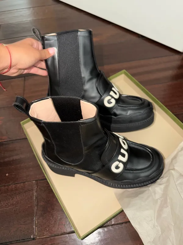 Gucci Boots Black Leather  - Image 4