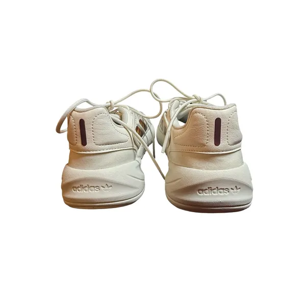 Adidas Ozelia Off White Sneakers Burgundy Tortoise Shell Details Womens‎ 8 90s - Image 2