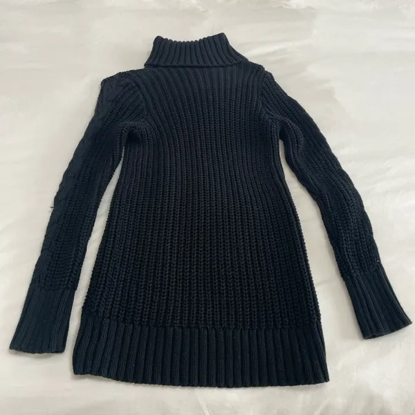Gap Black Long Sleeve Sweater Dress - Image 2