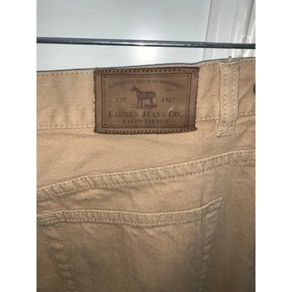 Lauren Ralph Lauren Women's Beige Floral Bootcut Jeans Size 10‎ - Image 5