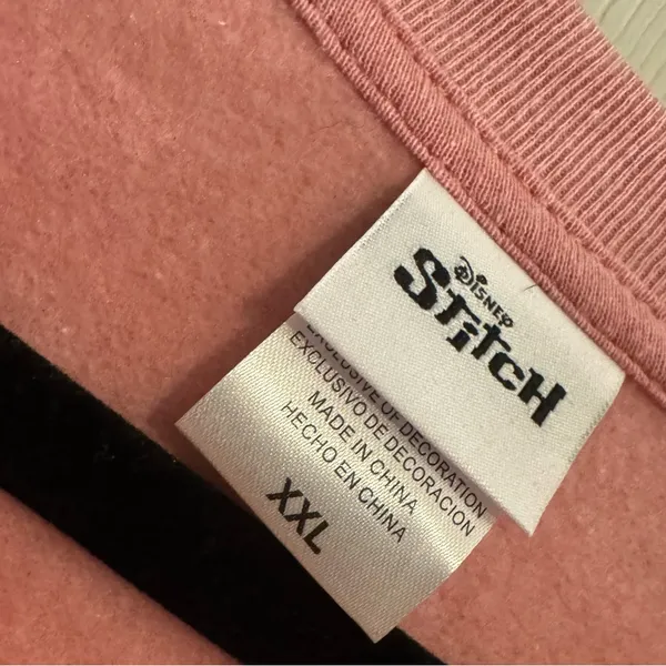 Disney Pink Stitch Crewneck - Image 3