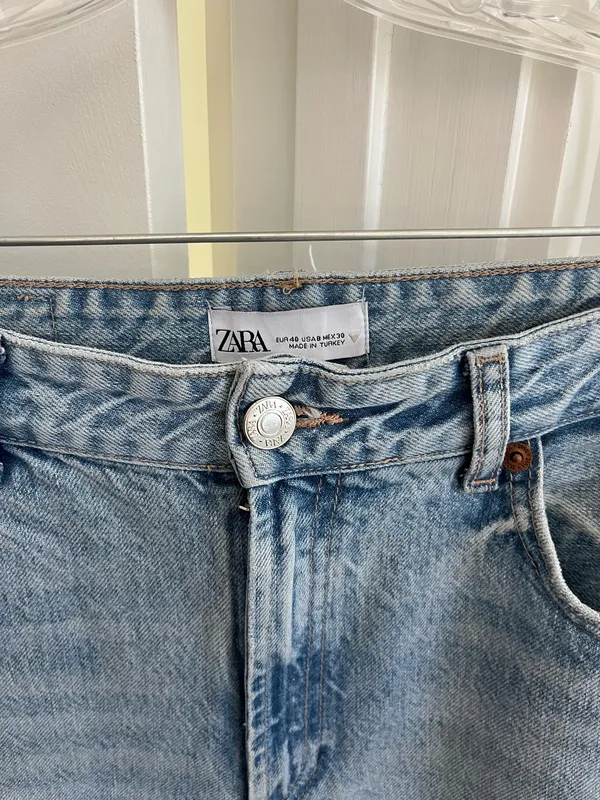 ZARA High-Rise Wide-Leg Jeans - Image 3