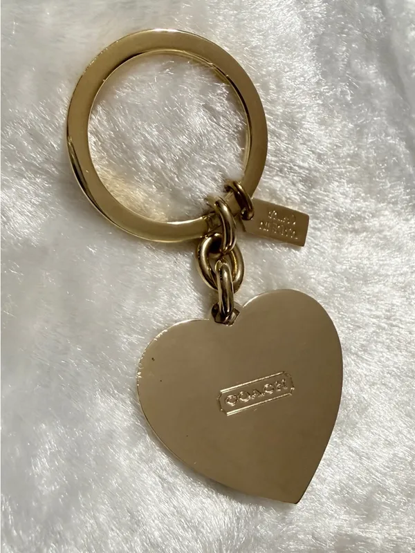 Coach Signature Fuschia Pink Keychain Keyfob NWOT - Image 5