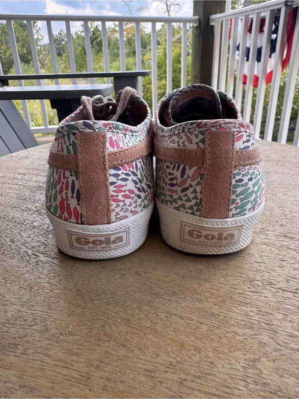 Gola Coaster‎ Liberty SIH Floral Sneakers Women’s US 6 Canvas Suede - Image 5