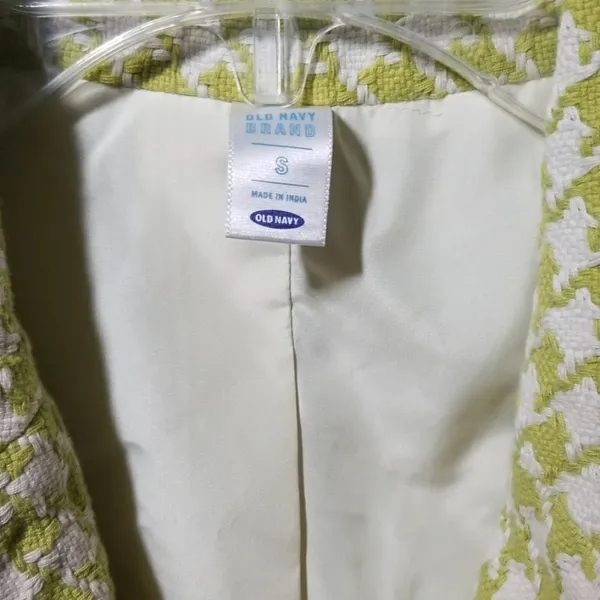 Old Navy twill button up blazer green jacket - Image 6