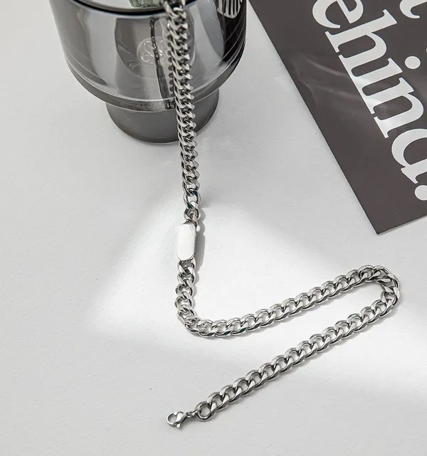 Link Chain Necklace for Men Women Streetwear Unisex Style - Image 3
