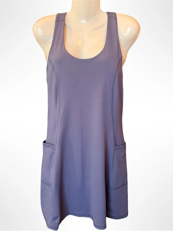 💙 90 Degree Slate Blue Athletic Tennis Dress – Size M – NWT 🎾 - Image 12