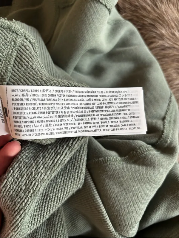 AbercrombieClassic Crewneck Sweatshirt - Sage Green - Image 4