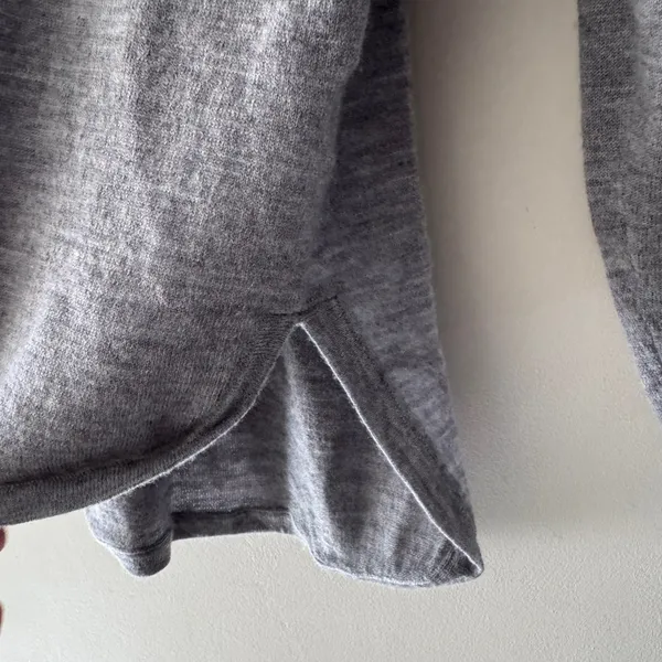 Madewell Gray Boxy Mock Neck‎ Sweater - Image 4
