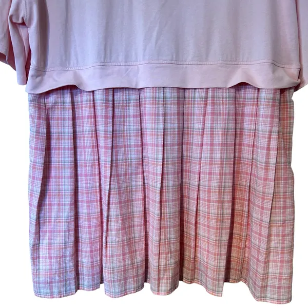 Fantastic Fawn Top Dress Pinks Oversized Pleated Cotton Lining Boho Fairy SZ M - Image 5