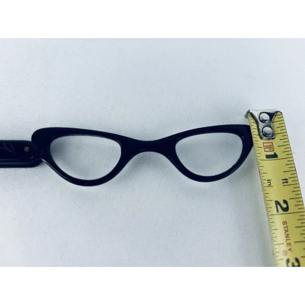 Vintage Folding Cat Eye Glasses MCM Opera Reader Funky Fun Retro 50s 60s - Image 14