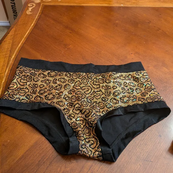 Artista Active Brown Hot Pants, Pole Shorts, Size XL - Image 4