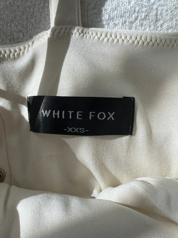 White Fox Shout Out Bustier Top - Image 4