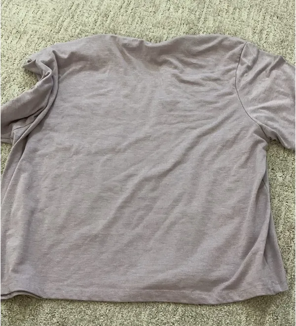 Cropped purple tee - Image 2