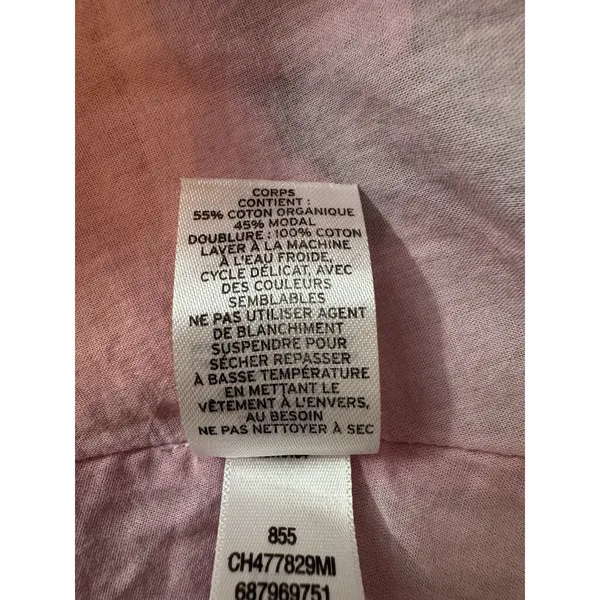 Chelsea 28 Womens XL Dress Pink Green Organic Cotton Resort Summer Casual Travel - Image 11