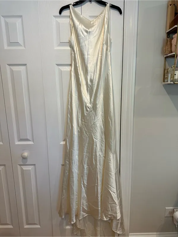 Reformation Isabelle Silk Dress - Image 4
