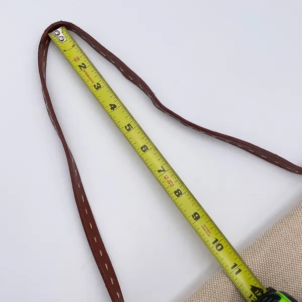Vintage XOXO Y2K Mini Bag Purse Cotton Jute Fabric Flower Applique Retro 2000s - Image 11