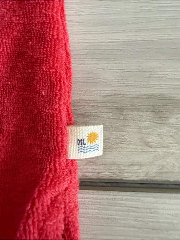 Marine Layer Towel Terry Shell Tank Red Large NWT STITCH FIX - Image 8