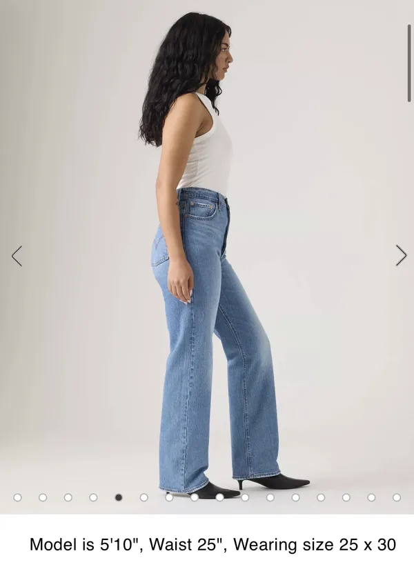 Levi’s Denim Jean Ribcage Straight - Image 5