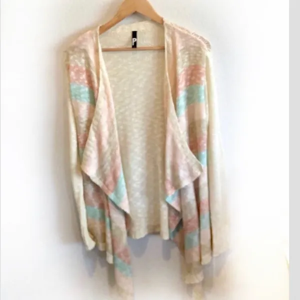 Pronto pastel long sleeved cardigan - Image 8