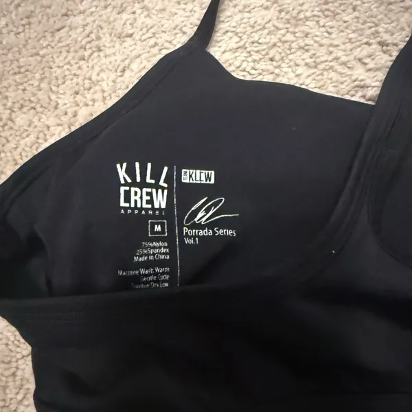 Black Kill Crew Sports Bra- Cross listed on Mercari! - Image 3