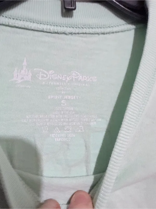Disney Mint Green Crewneck with Subtle White Disney Parks Print Graphic small - Image 3