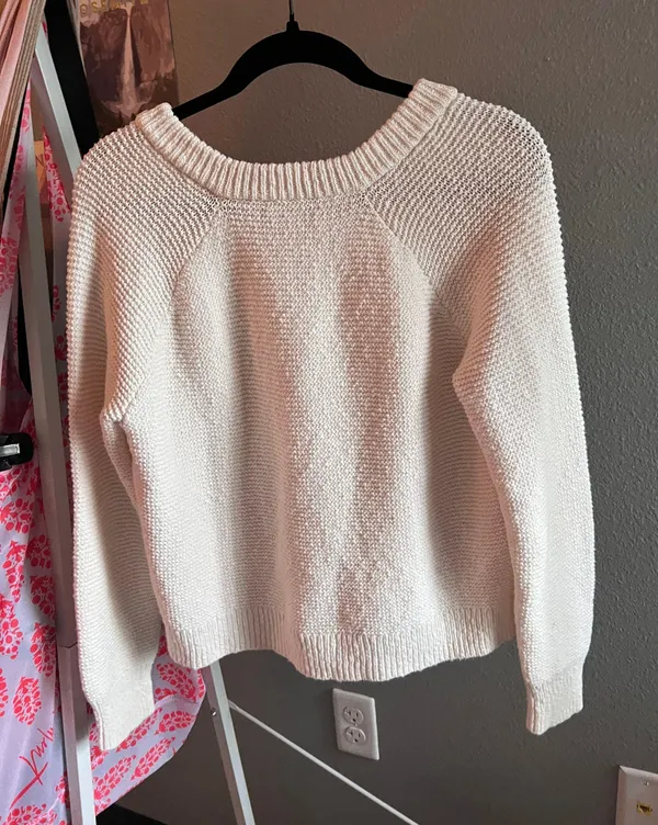 madewell arden v-neck cropped sweater - Image 3