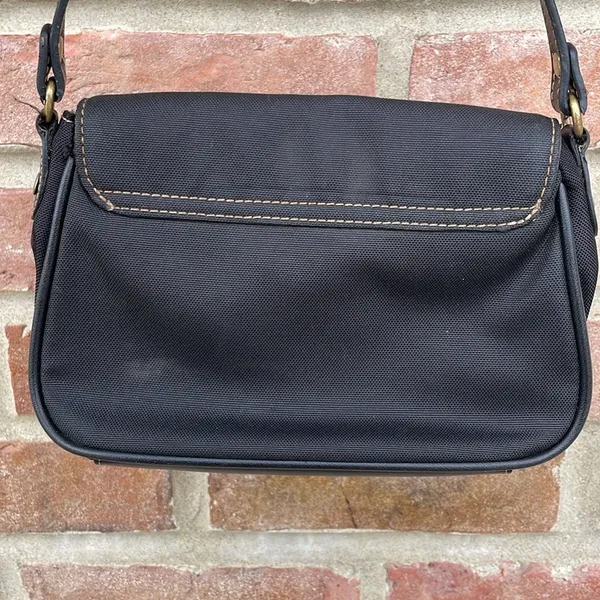 Etienne Aigner Mini Bag Shoulder Black Canvas - Image 3