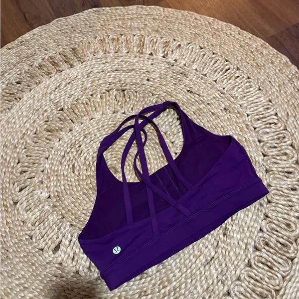 Lululemon Energy Bra Atomic Purple size 8 activewear workout casual limited $78 - Image 3