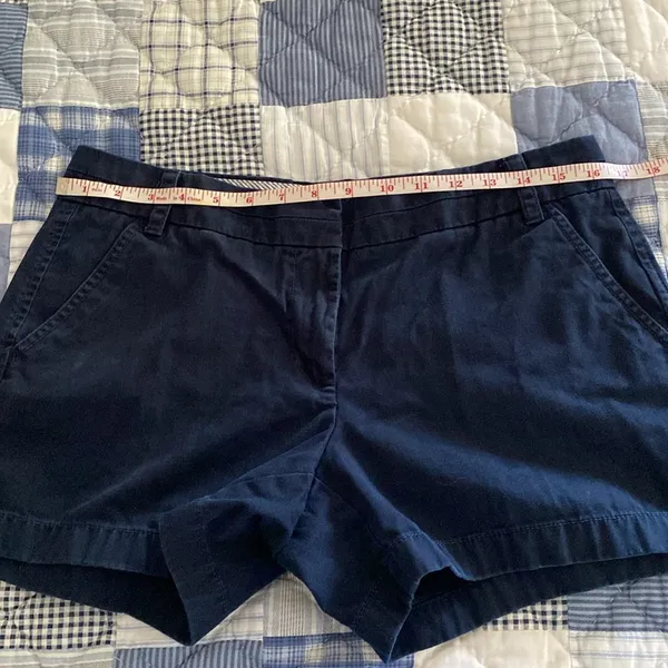 J.Crew Navy Chino Shorts 4” inseam size 8 - Image 8