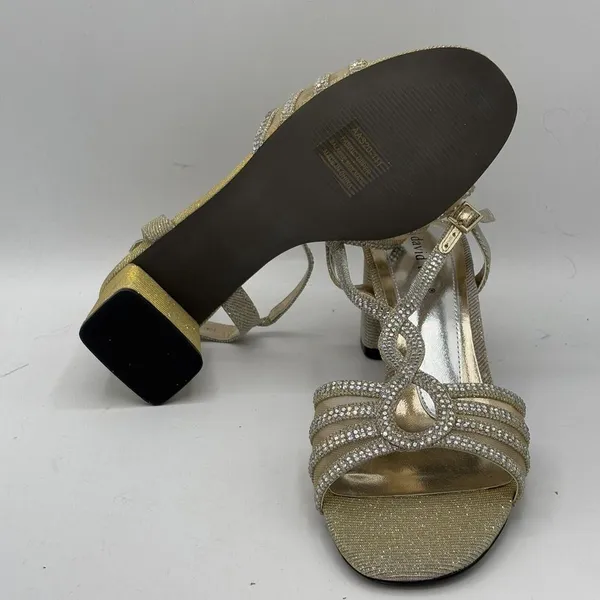 David Tate Refined Sandal Silver Size Womens 7.5 W‎ - Image 7
