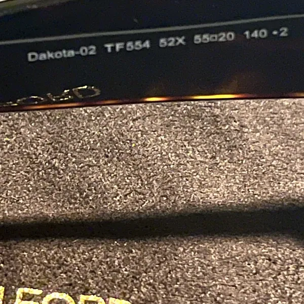 Tom Ford Dakota 02 sunglasses TF554 Black Sunglasses with Case EUC - Image 8