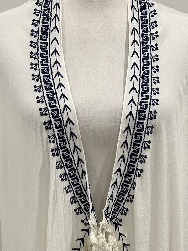 Alya Bohemian Embroidered Vest - Image 2