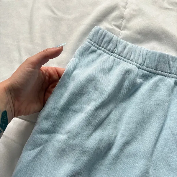 Ocean Drive Narragansett RI Graphic Joggers Light Blue Fleece Sweatpants Large - Image 3