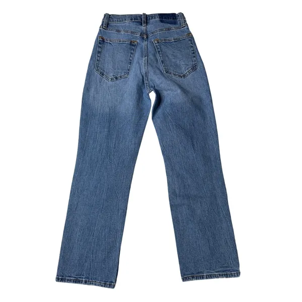 Abercrombie Jeans Ankle Straight Ultra High Rise Distressed Denim 26 2S - Image 2